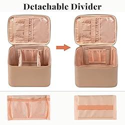 OCHEAL Makeup Bag,Large Travel Makeup Bag Organizer