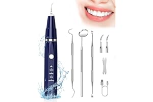 VTIISAMAO Plaque Remover for Teeth, Tartar Remover for Teeth with LED Light, Dental Calculus Remover Teeth Cleaning Kit