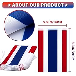 Thailand String Flag Pennant Banner, Small Mini