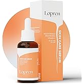 Lopren Vitamin C Brightening Multi-Formula Face Serum, Hydrating & Anti-Aging Skin Care, Dark Spot Corrector with Niacinamide & Peptides, 1 Fl Oz