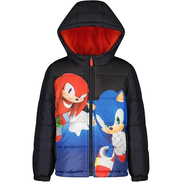 ジャケット・アウター sonic Amazon.com: Sonic Kids Heavyweight Hooded Puffer Jacket - 100