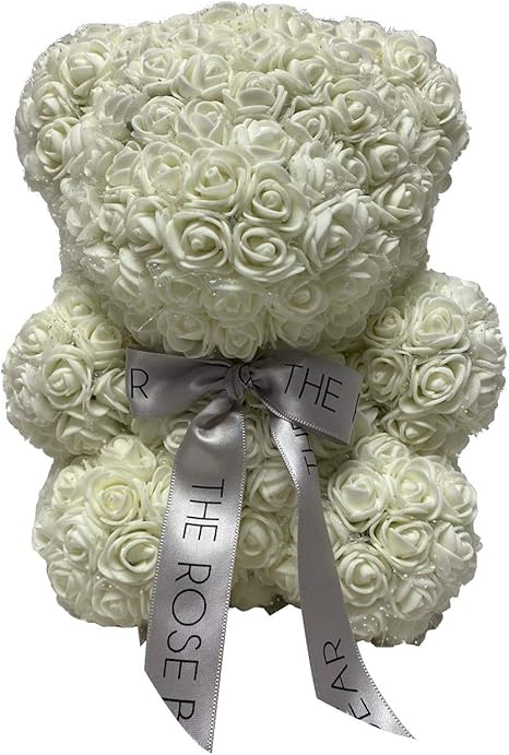 faux rose bear