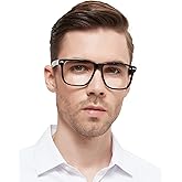 MARE AZZURO Oversized Bifocal Reading Glasses Men Blue Light Blocking Readers 1.0 1.25 1.5 1.75 2.0 2.25 2.5 2.75 3.0 3.5