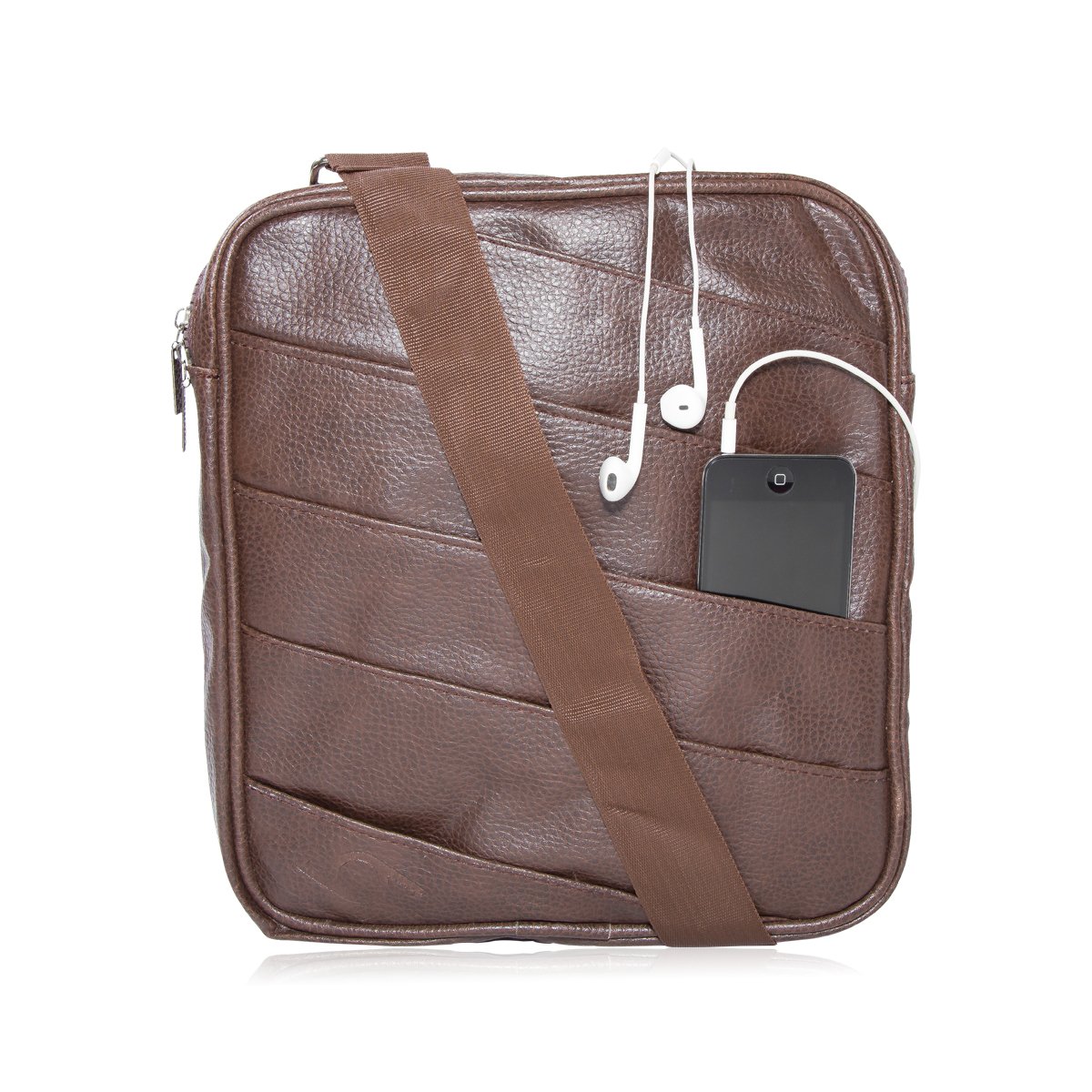 one o one pu leather bare mini satchel, 30x30x6cm (2, brown)