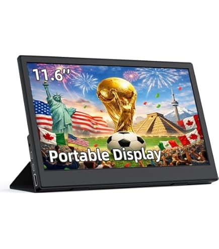 Amazon.com: KIMISS 17.3in Portable Monitor Monitor Type C Monitor