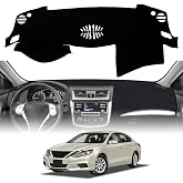 Dash Cover Mat Compatible with Nissan Altima 2013-2018 Car Interior Dashboard Cover Mat Nonslip Dashmat Sunshade Glare UV Rays Protector Accessories Custom Fit