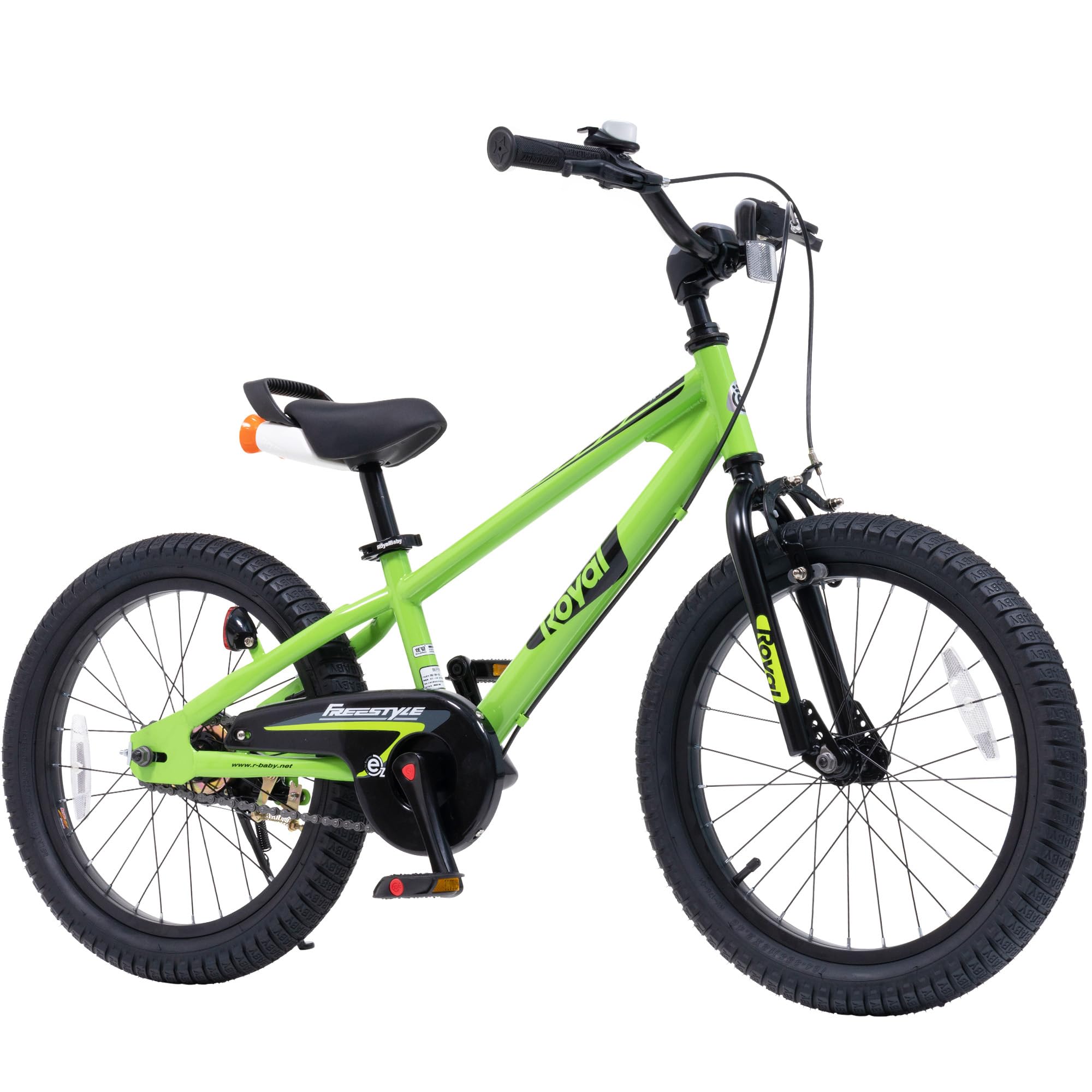 RoyalBaby Kids Bike EZ Balance to Pedal Dual Handbrake Toddlers Boys Girls Bicycle 12-20 Inch for Age 3-10 Years