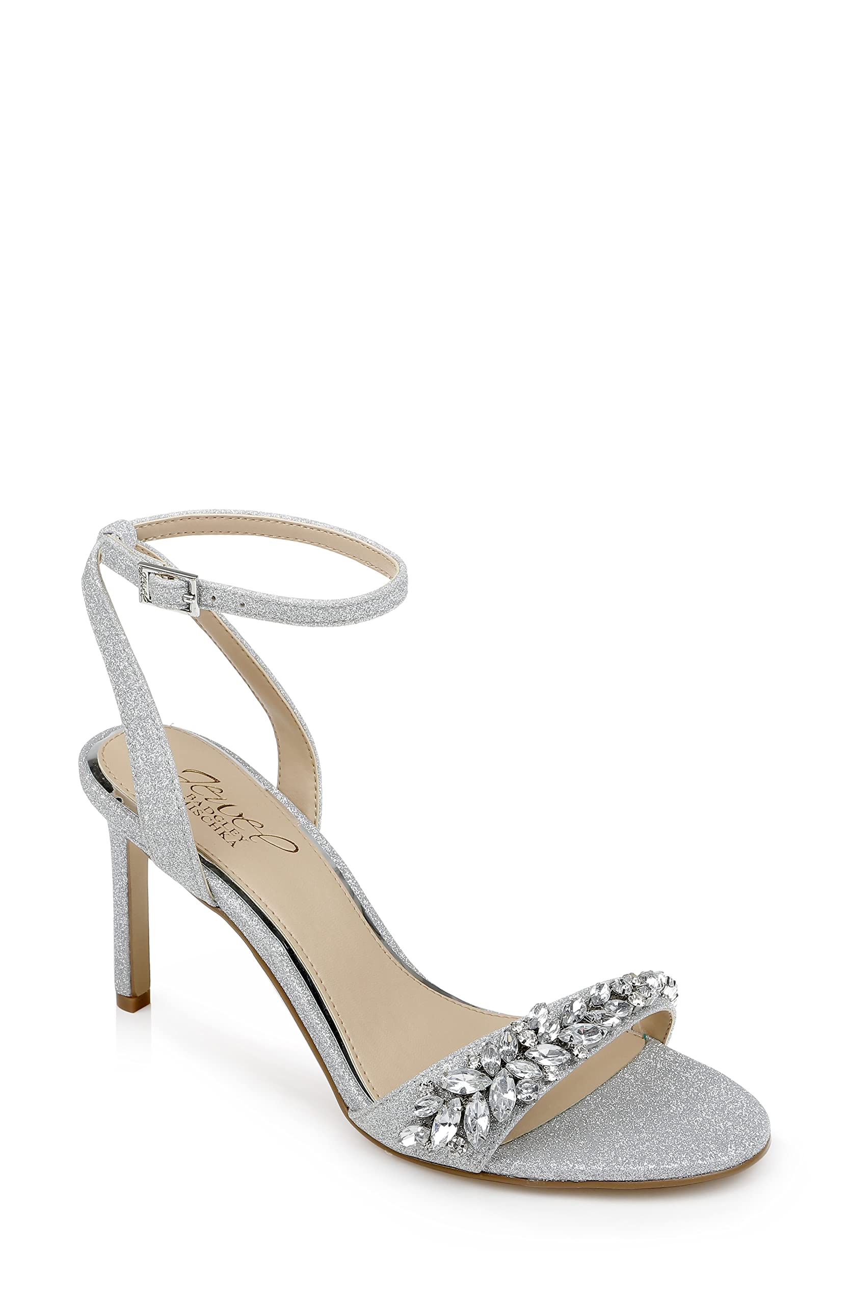 Jewel Badgley Mischka Dallyce Ankle Strap Stiletto Sandal