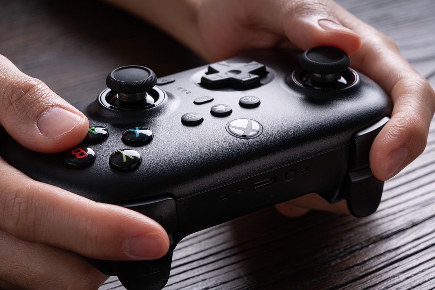 8Bitdo Ultimate 3-Mode Controller, Hall Effect Joysticks, Pro Back Buttons, Wired Only for Xbox Series X|S & Xbox One, Compatibility with Apple, Windows & Android, Officially Licensed (Black)