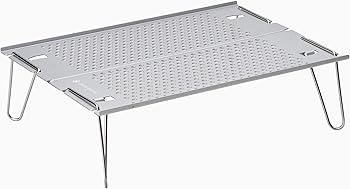 登山 ソロキャンプにおすすめ軽量テーブル５選 山旅旅