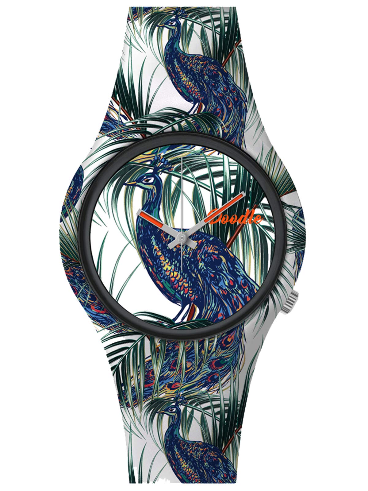 Doodle Peacock Watch