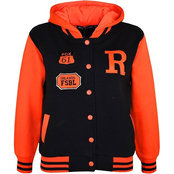 Amazon.com: A2Z Kids Girls Boy R Fashion Baseball Black Neon