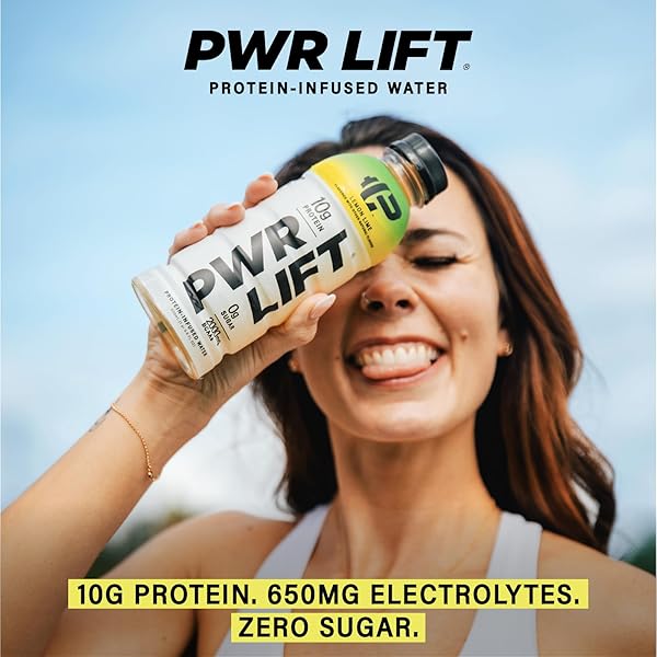 WHEY PROTEIN WATER SPORTS DRINK BY PWR LIFT | ORANGE MANGO | KETO, VITAMIN B, ELECTROLYTES, ZERO SUGAR, 10G OF PROTEIN | POST-WORKOUT ENERGY BEVERAGE | 16.9OZ (PACK OF 12)