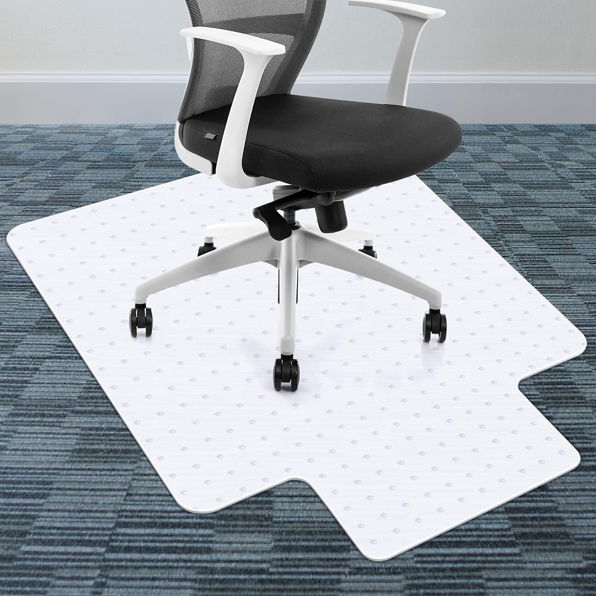 Chair Mat for Carpeted Floor, 36 x 48 inches, Premium Material Chair Mat with Lip, Easy Glide Transparent Mats for Chairs, Good for Desks, Floor Mats for Office: Kitchen & Dining