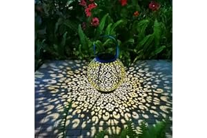 Go2garden Big Solar Outdoor Lanterns Waterproof, Gifts for Dad Mom Garden Yard Decor Lights for Patio,Balcony Party Ornaments, Birthday Mothers Day Gifts for Wife Grandma (1 Pack, Teal Blue)