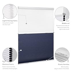 Boolegon Day Night Cellular Shades Cordless