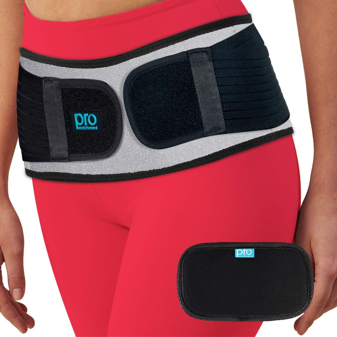 Sacroiliac Si Hip Belt - Relief for Sciatica, Pelvic, Lower Back, Lumbar and Leg Pain. Si Hip Joint Support for Women and Men. Anti-Slip Sciatic Nerve Brace (XL/XXL Size)