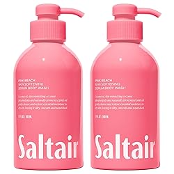 Saltair Body Wash, Pink Beach 2-Pack. Moisturizing