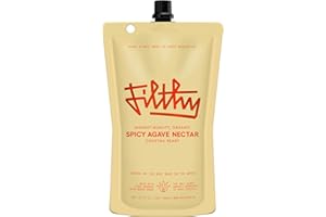 FILTHY FOOD Filthy Spicy Agave Nectar All Natural Cocktail Mixer - Organic, Cocktail-Ready Agave Made With 100% Organic Blue Weber Agave - For Use in Margaritas and Your Favorite Cocktails, 32 oz Pouch, 1 Pack