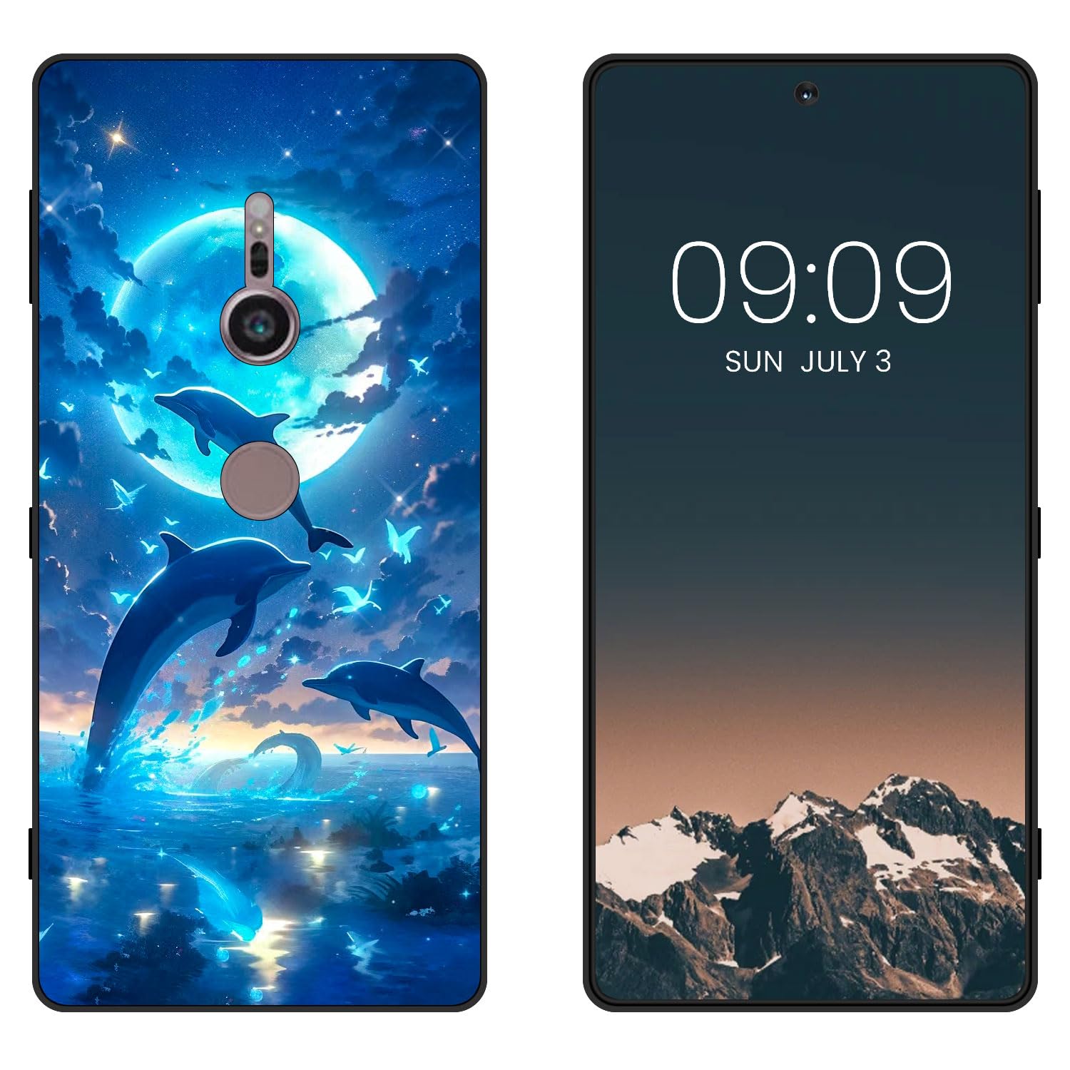 WUACYEAMING for Sony Xperia XZ2 Cute Case,Soft