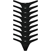 iKingsky Men's Silky Thong Sexy T-Back Mens Underwear Low Rise Stretch Underpanties