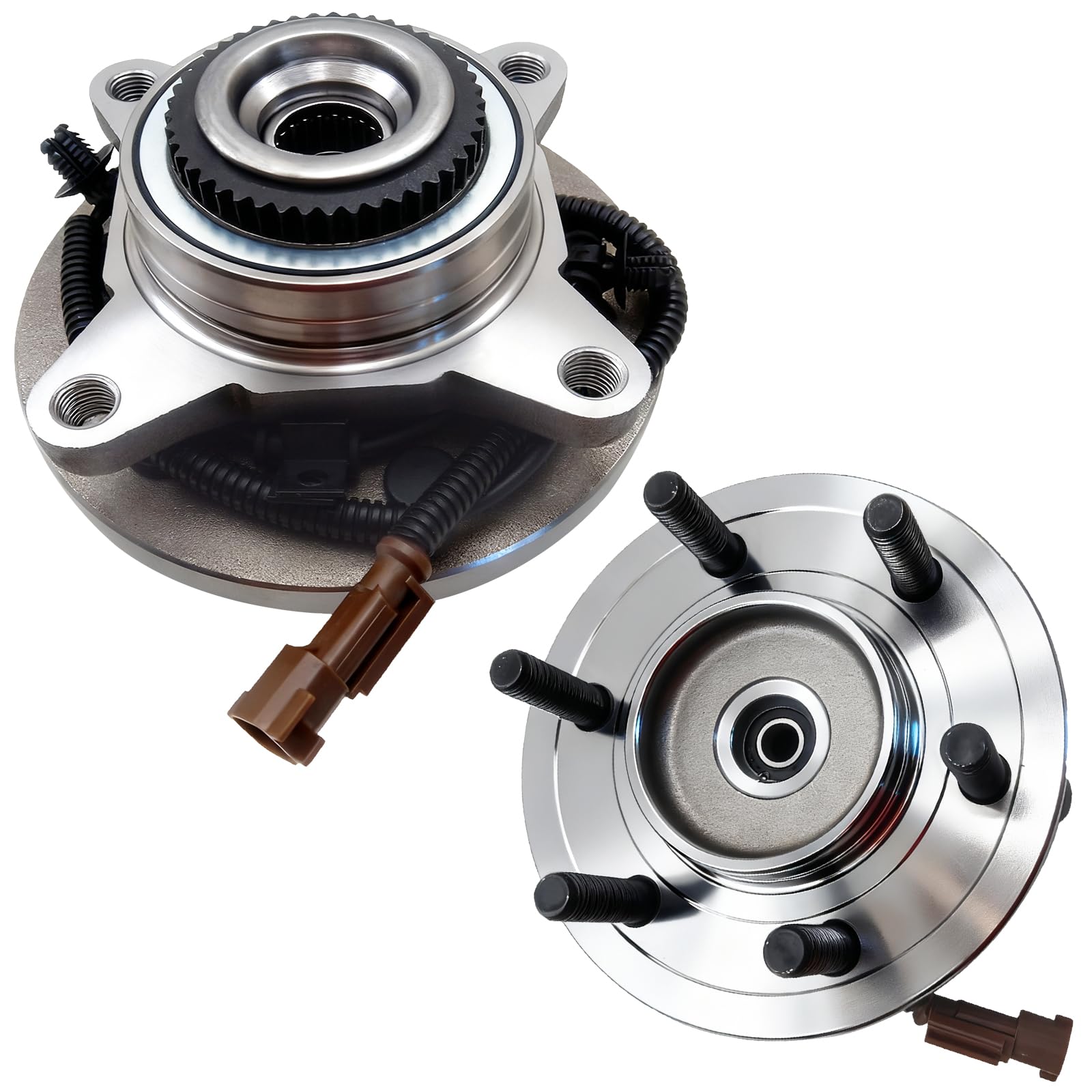 Photo 1 of ****VIEW NOTES**** Saitourne 515169 Front Wheel Bearing Hub Assembly for 2015 2016 2017 Ford F-150 F150 4WD (2PCS)