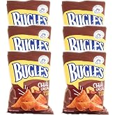 Bugles Chili Cheese Corn Snacks, 3 oz. (Pack of 6)