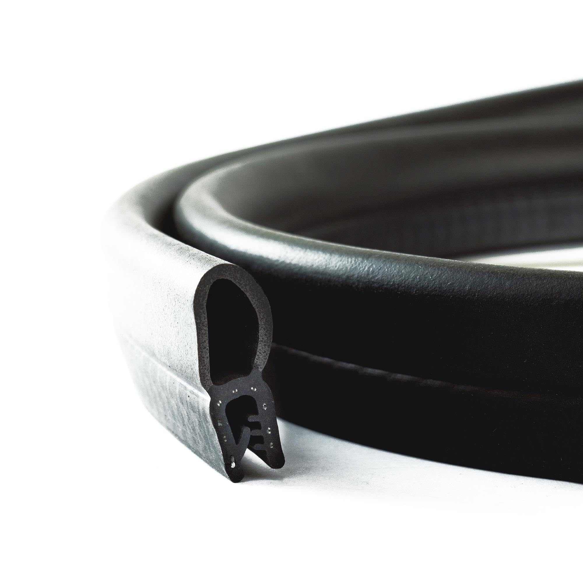 EUTRAS KSD2007 Sealing Profile Rubber Edge Protection Length 3 m