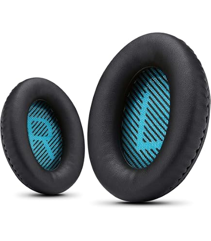 Replacement Ear Cushion Pads (Black) For Bose SoundLink On-Ear OE2 / OE2i Headphones