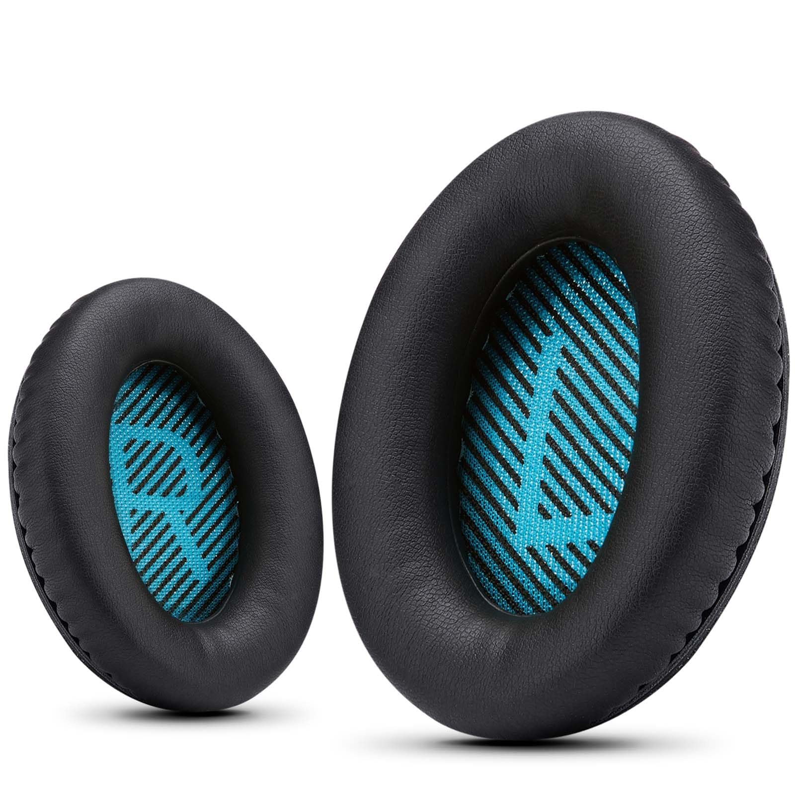 Photo 1 of Professional Replacement Bose Headphone Covers, Bose Replacement Headphone Pads for QuietComfort 35 ii/QC35/QC25/QC2/QC15/Ae2/Ae2i/Ae2w/SoundTrue & SoundLink, by Krone Kalpasmos – Blue