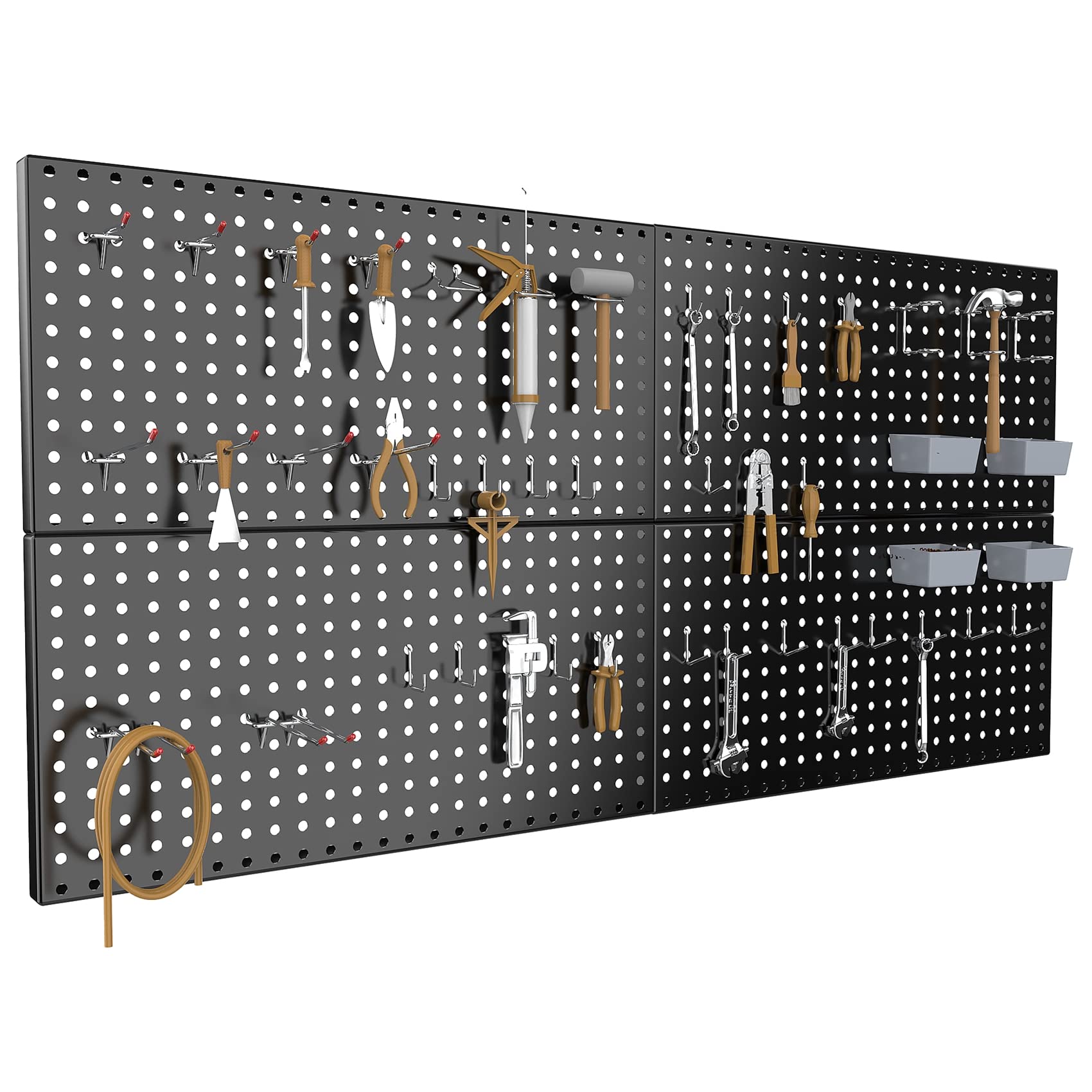 2 4 or 6 White Plastic Pegboard Hooks Garage/Tools/ Storage