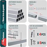 VOUNOT 3 Bike Stand Floor or Wall Mounted Bike Rack Garage Storage view 5