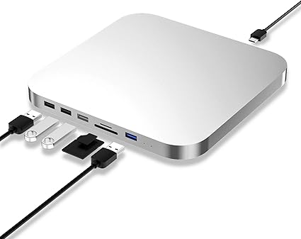 Amazon Co Jp Mac Mini M1 18 Type C ハブ ドッキングステーション シルバー Typea変換アダプタ付きtypec Cケーブル 2 5インチ Sata Hdd Ssdｲﾝﾀｰﾌｪｰｽ Usb3 0 X 2 Usb2 0 X 2 Sd Tfµsd 同梱 Typec Cケーブル Typea オス Typec メス アダプタ
