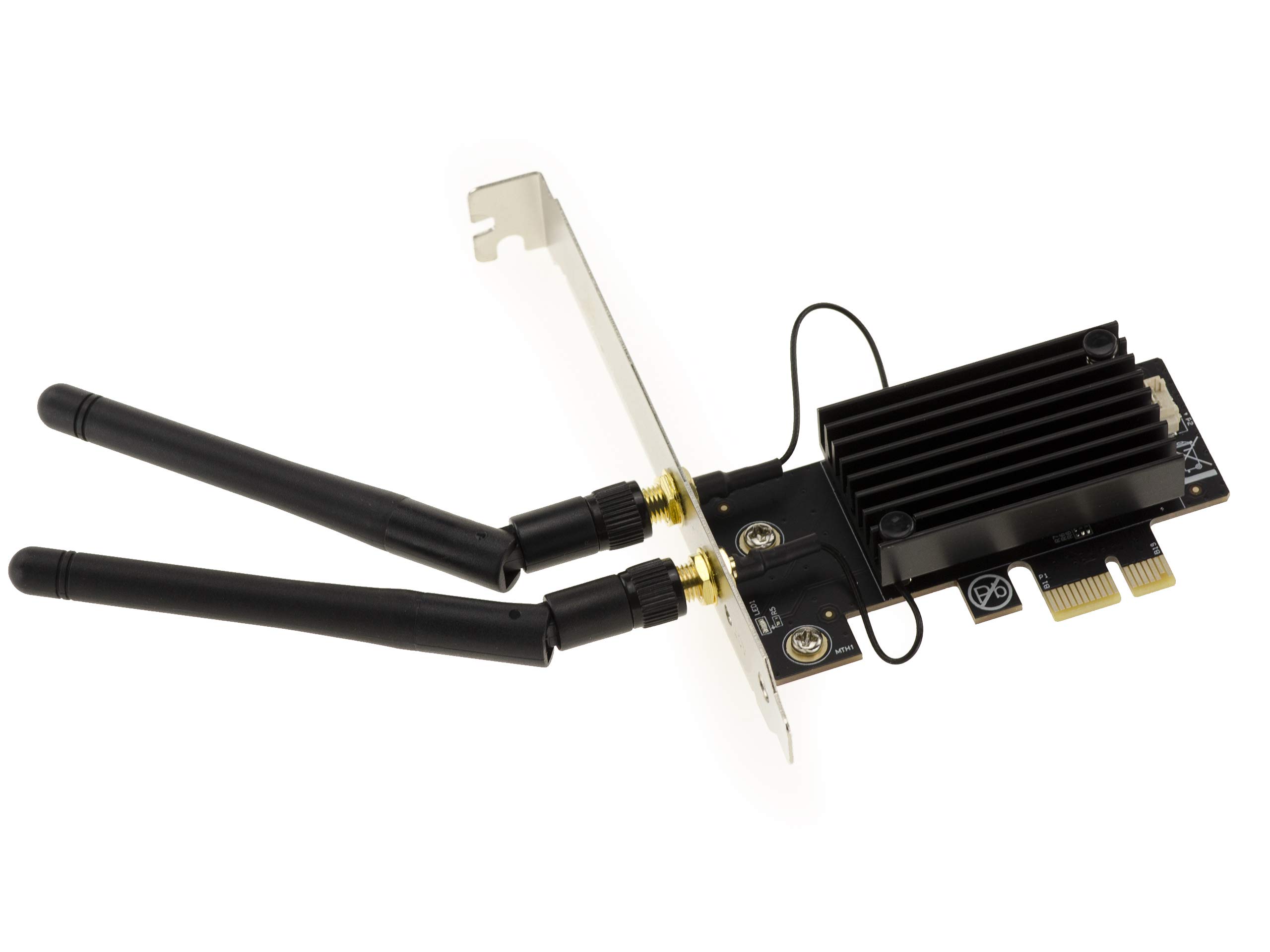 KALEA-INFORMATIQUE WiFi 6 802.11ax and Bluetooth 5.0 PCIe controller card. Intel AX200 chipset. Intel Wi-Fi 6 technology