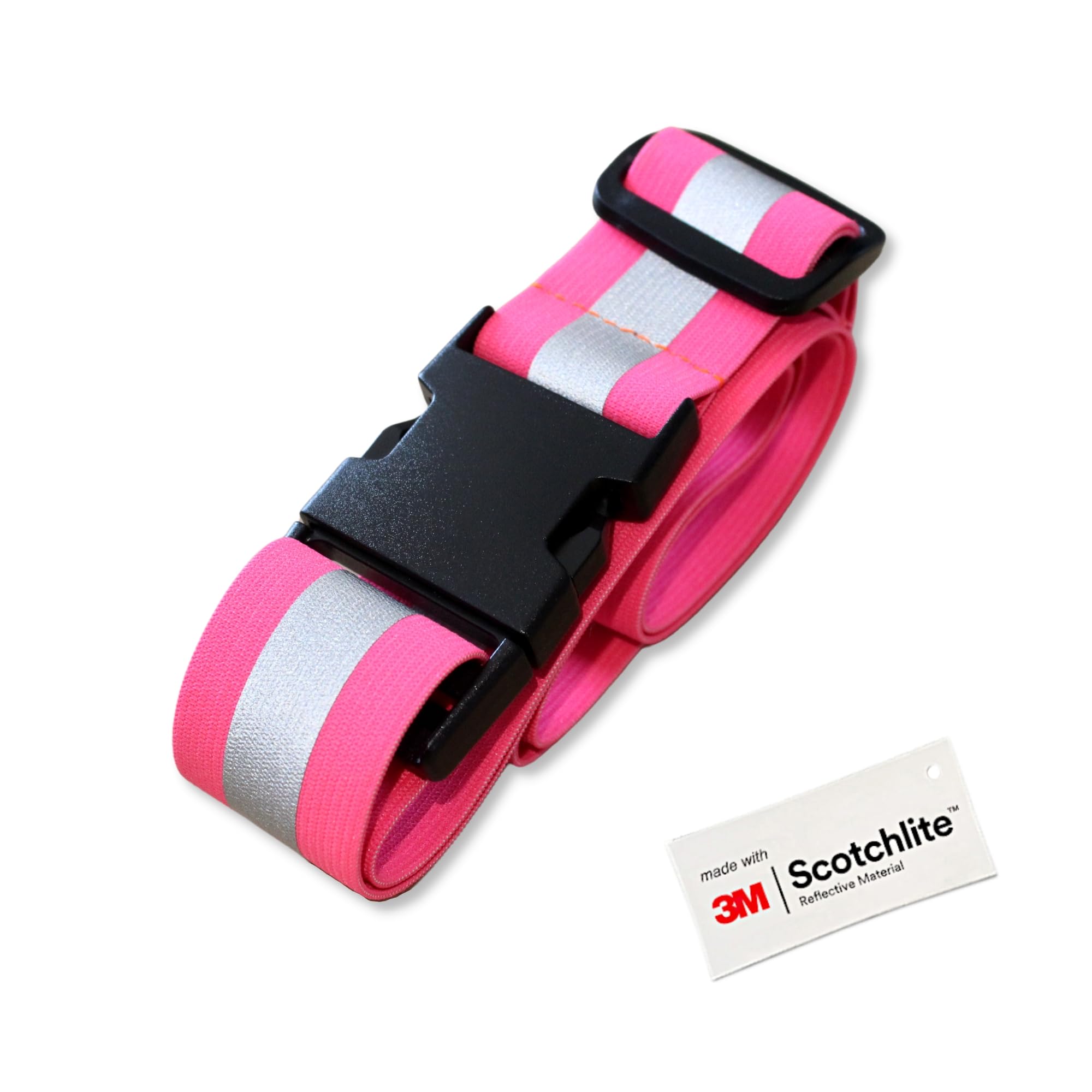 Salzmann Multi-Purpose Reflective Running Belt - Adjustable High-Visibility Strap - Made with 3M Scotchlite — image 1