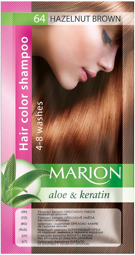 Wash out brown hair dye