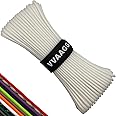 VVAAGG 550 Paracord Rope 200FT, 4mm Thin Tent Rope 550 Parachute Cord, Strong Long Nylon Rope, Outdoor Gear Camping Rope