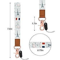 Rimilak Wristlet Keychain, Wrist Lanyard Key Chain