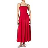 The Drop Womens Florencia Smocked Bodice Linen Maxi Dress