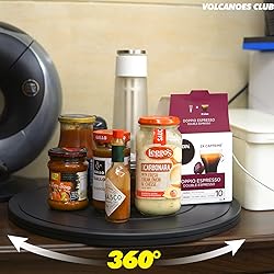 VOLCANOES CLUB 16 Inch Lazy Susan Turntable - Heavy