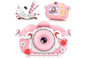YOODEE Kids Camera, Dual Cameras 1080P HD Kids Toddler Camera with 32GB Card, Selfies Digital Camera for 3-9 Years Old Boys Girls, Mini Toy Camera for Kids Christmas Birthday Gift