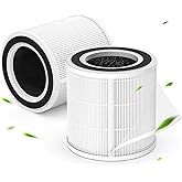 2 Pack H7129/H7128 Replacement Filter, Compatible with GoveeLife H7129/ H7128 Air Purifiers, 3-in-1 H13 True HEPA Air Filter Replacement