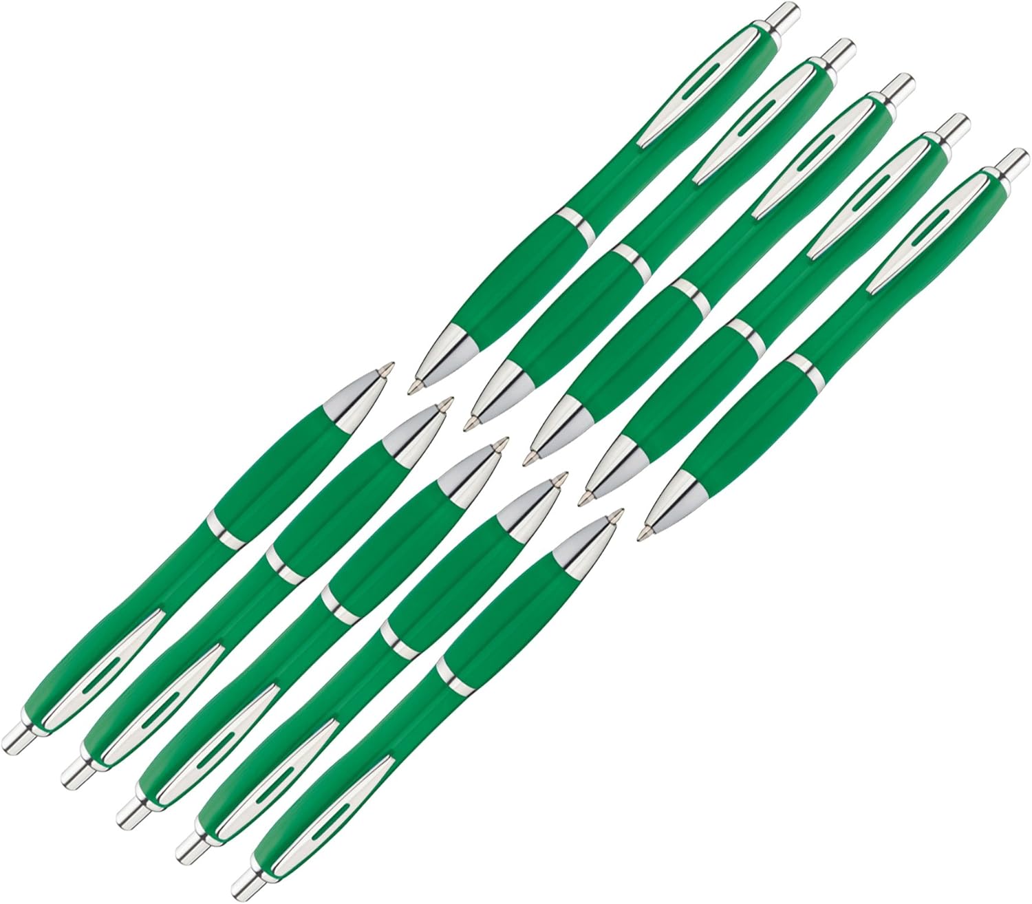 presents & more Ballpoint Pen, Green, Pack of 10 Amazon.co.uk Kitchen