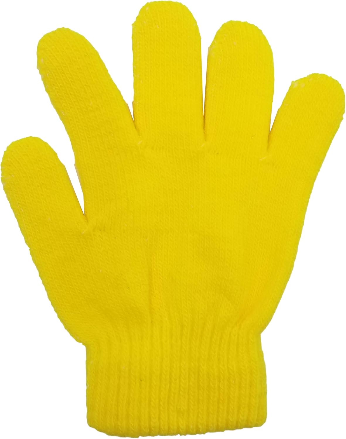 Kids Winter Magic Gloves, 12 Pairs Warm, Cute, Colorful, Stretchy Wholesale for Boys Girls, Children: Clothing