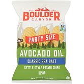 BOULDER CANYON Avocado Oil Classic Sea Salt Kettle Style Potato Chips, 10 OZ