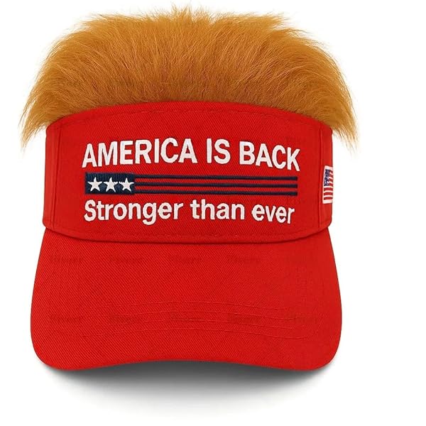 Gorra Bordada 100% Acrílica Roja De Trump Keep America Great, Multi