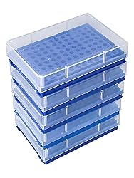 ZHIBANG 5 PCS 96 Positions PCR Tube Rack for 0.2ml