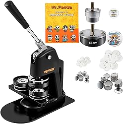 VEVOR Button Maker Machine, Multiple Sizes