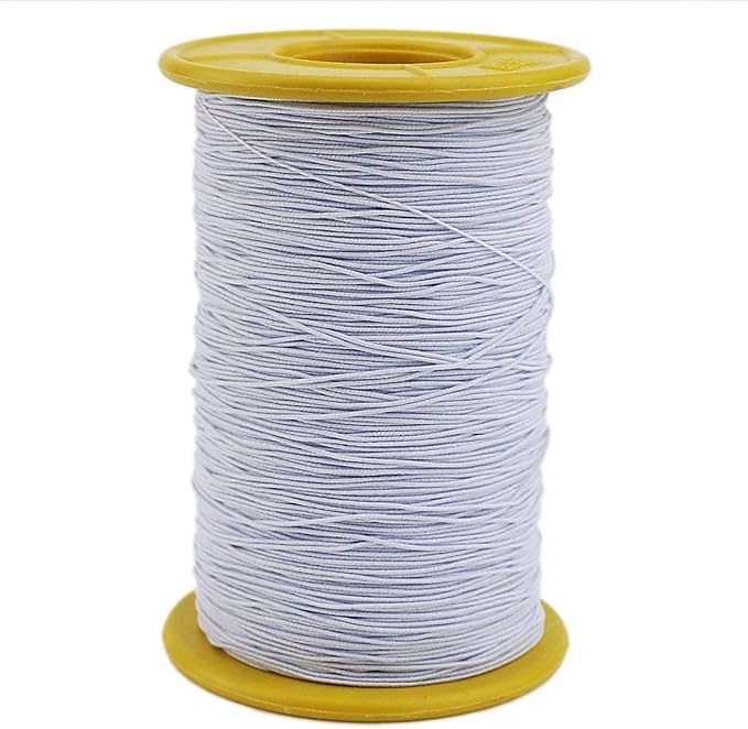 KnottyCord Bobbin Thread Elastic, Stretch Thread, Thread Elastic 1 mm