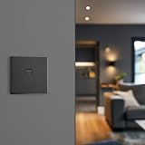 BG Electrical Matt Black Screwless 2 Way Light Switch Slim Profile FFB12 view 7